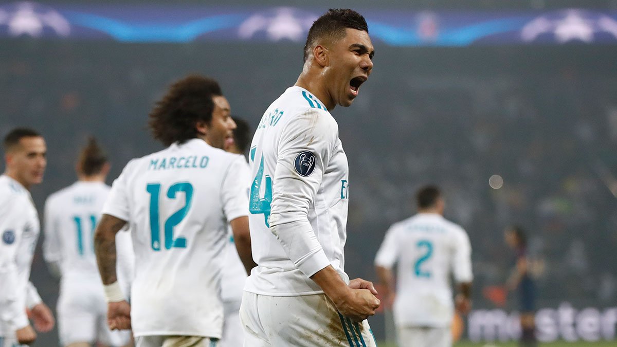 Na grande atua&ccedil;&atilde;o defensiva do Real, Casemiro imperou no meio de campo