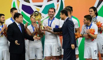 A seleção uruguaia ganha força e agrada pelas novidades apresentadas na China Cup