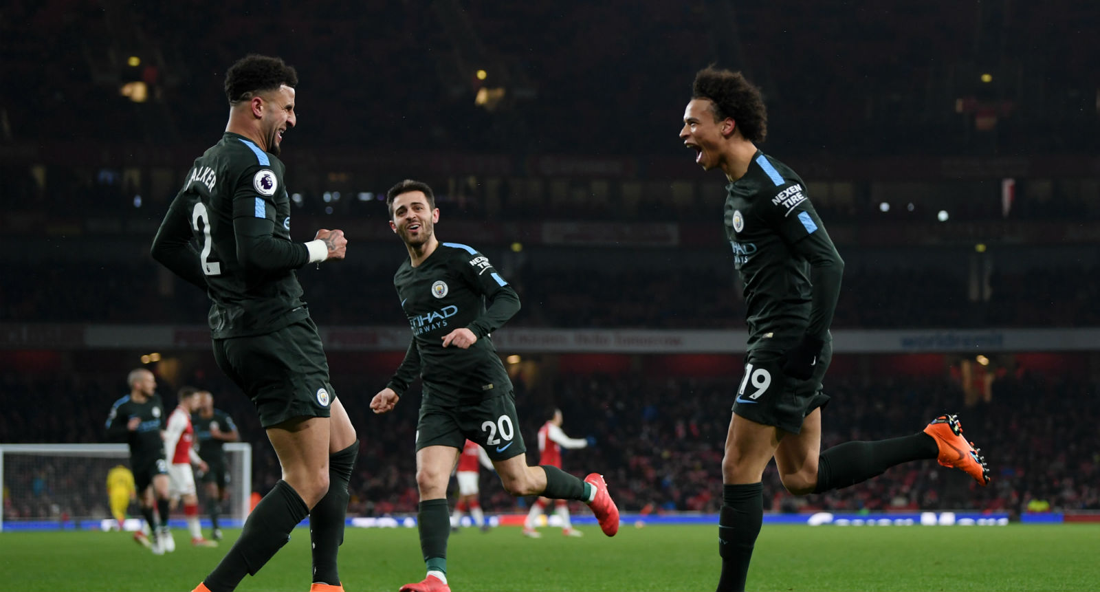 O City n&atilde;o se cansa de humilhar o Arsenal: Mais um show dos l&iacute;deres, em recital de San&eacute;