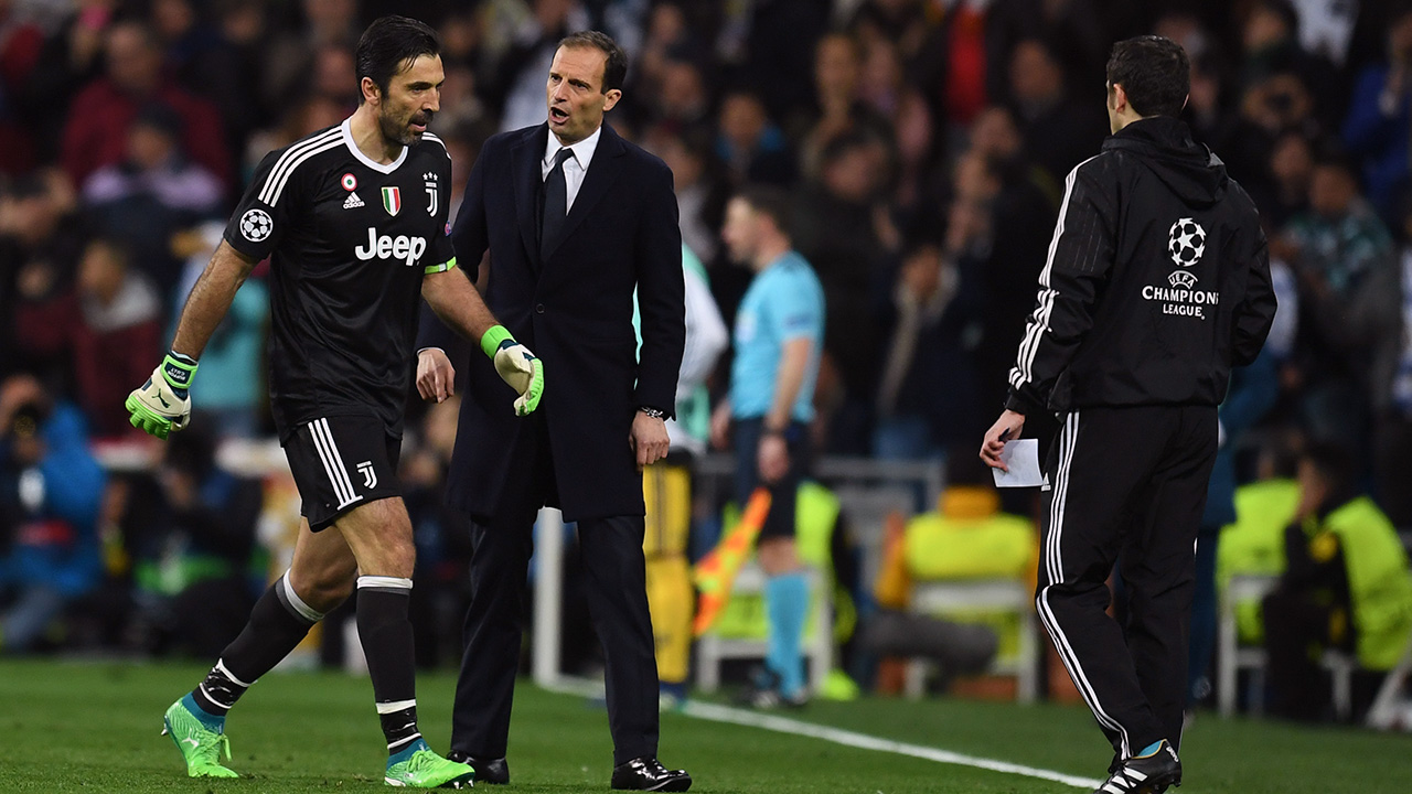 Buffon deixa a Champions no ardor de uma grande atua&ccedil;&atilde;o e uma expuls&atilde;o