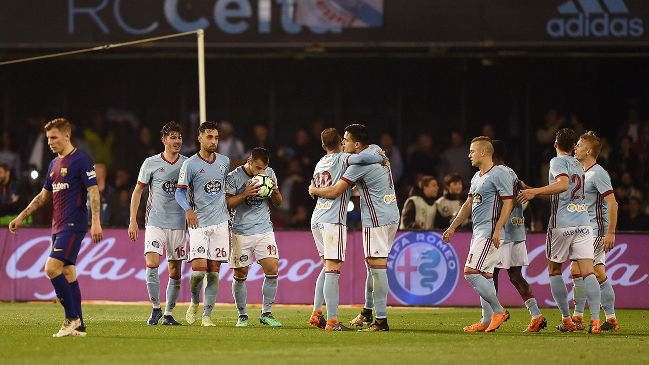 Celta ficou perto de quebrar a invencibilidade do Barcelona, mas faltou compet&ecirc;ncia