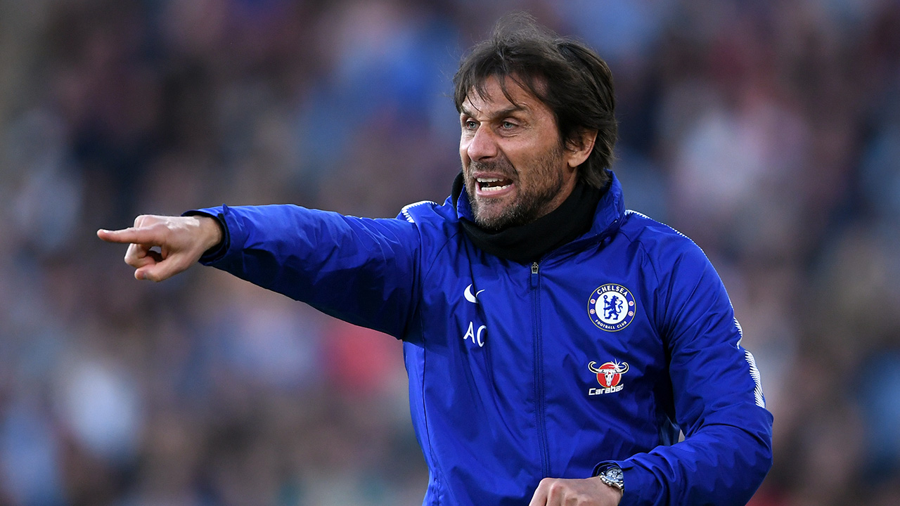 Para Conte, &eacute; mais f&aacute;cil ser t&eacute;cnico do Burnley e lutar contra o rebaixamento do que ser t&eacute;cnico do Chelsea