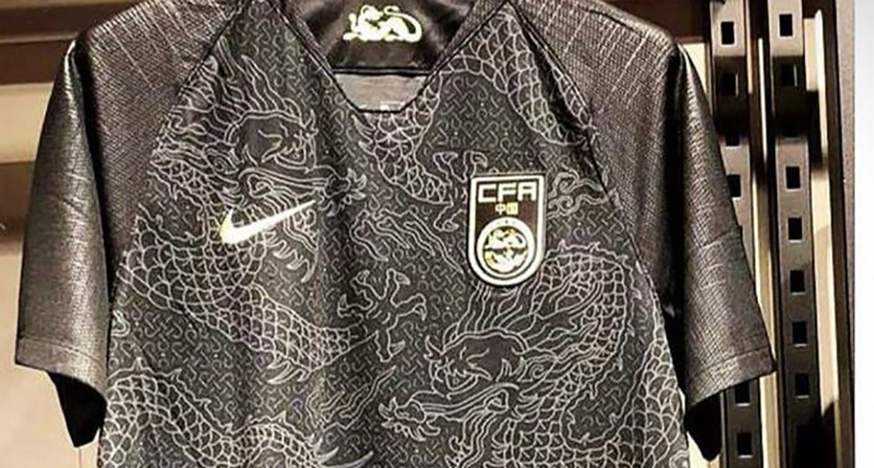 A mitologia chinesa se fez presente na nova camisa da sele&ccedil;&atilde;o do pa&iacute;s