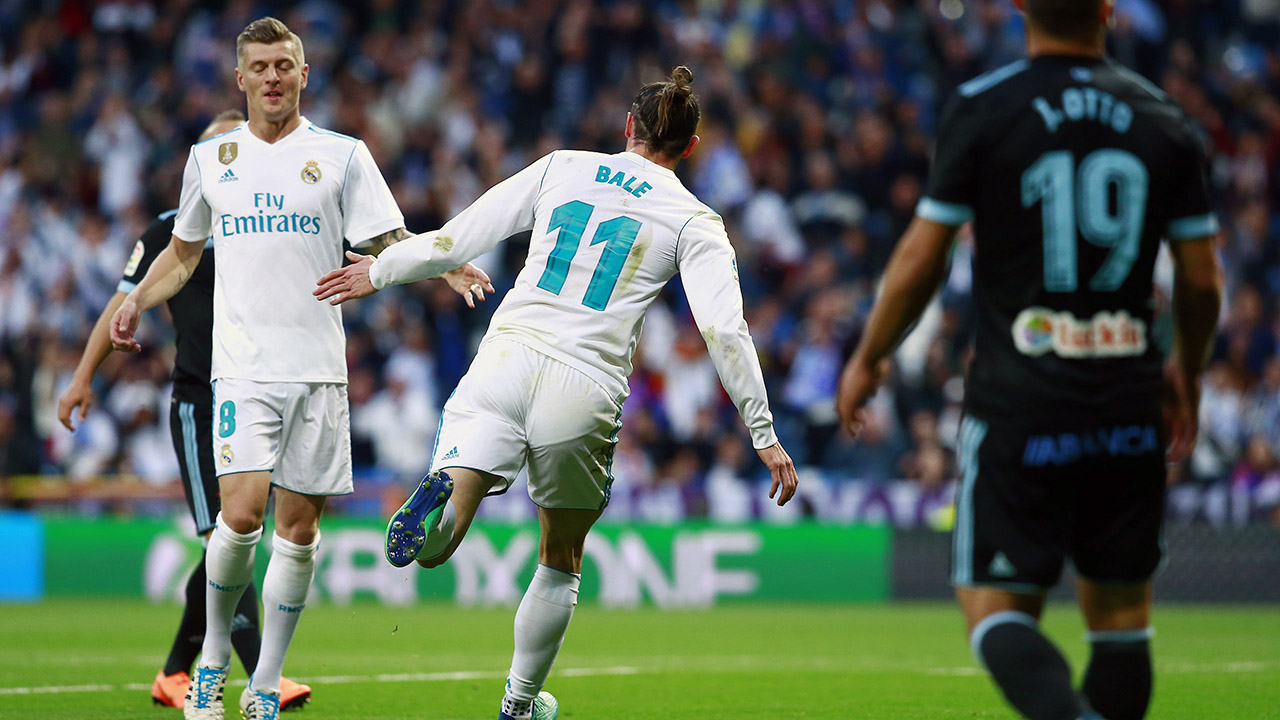 &Oacute;tima atua&ccedil;&atilde;o de Bale pelo Real Madrid o coloca como candidato a titular na final de Kiev