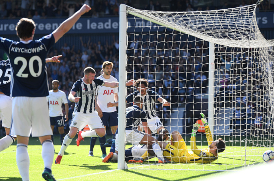 O West Brom se esfor&ccedil;ou, a sorte o ajudou, e a queda ainda n&atilde;o se consumou