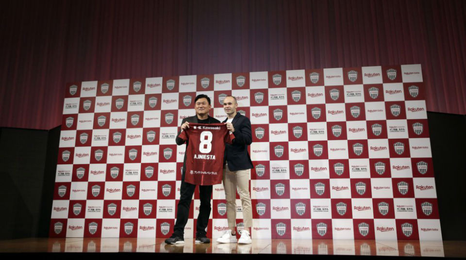 Iniesta representa uma ambi&ccedil;&atilde;o diferente &agrave; J-League e um projeto ligado ao pr&oacute;prio Bar&ccedil;a