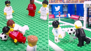 [Vídeo] A final da Champions entre Real Madrid e Liverpool foi recriada em Lego