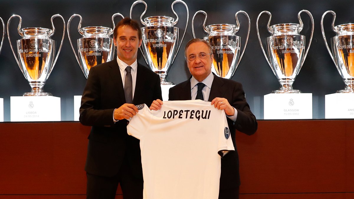 Apresentado pelo Real Madrid, Lopetegui se emociona e d&aacute; sua vers&atilde;o sobre a sa&iacute;da da sele&ccedil;&atilde;o