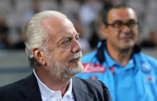 Di Laurentiis, irritado com Sarri: “Ele queria desmantelar meu time”