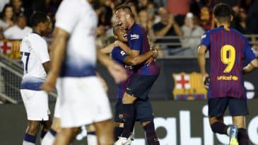 Arthur estreou pelo Barcelona com um golaço e boa atuação contra o Tottenham em amistoso