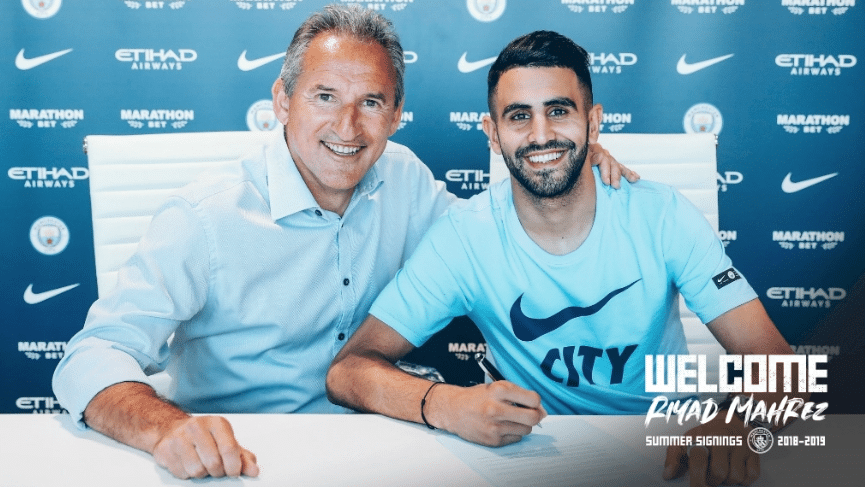 Mahrez consegue a transfer&ecirc;ncia que tanto queria e aprofunda o elenco do City