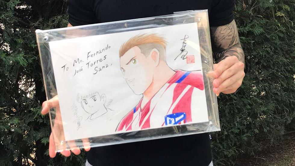 Disc&iacute;pulo de Tsubasa, Fernando Torres ganhou o melhor presente na chegada ao Jap&atilde;o