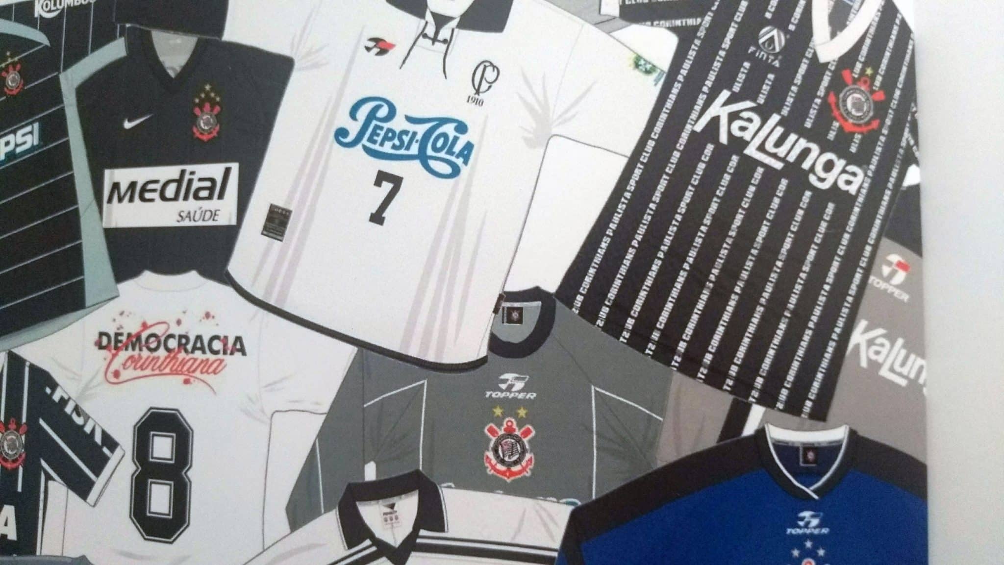 &ldquo;Corinthians, sua hist&oacute;ria, suas camisas&rdquo; traz toda a hist&oacute;ria do manto alvinegro desde 1910