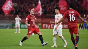 Serginho, ex-América-MG, marcou um golaço pelo Kashima Antlers na LC da Ásia