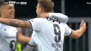 Vitória do Rosenborg na Liga Europa teve Bendtner de volta e um golaço por cobertura