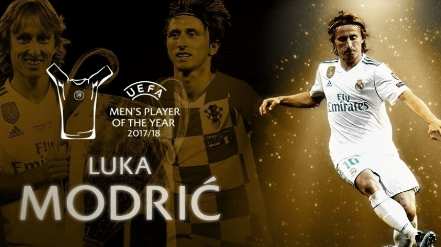 Copa do Mundo pesou para Modric receber o pr&ecirc;mio de melhor jogador da Uefa