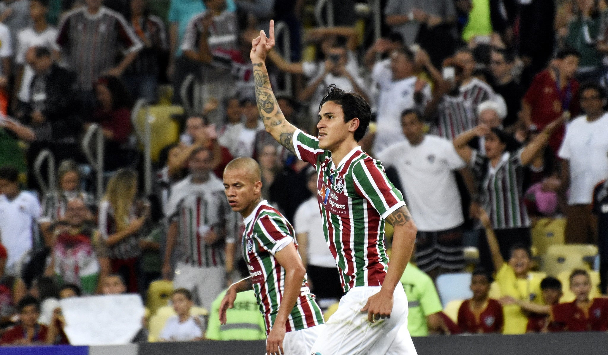 Pedro mostrou um pouco mais de seus recursos, com direito a um lindo gol de fora da &aacute;rea