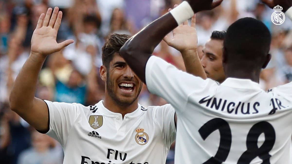 Com Asensio artilheiro, petardo de Bale e assist&ecirc;ncia de Vin&iacute;cius, o Real bateu a Juve de virada