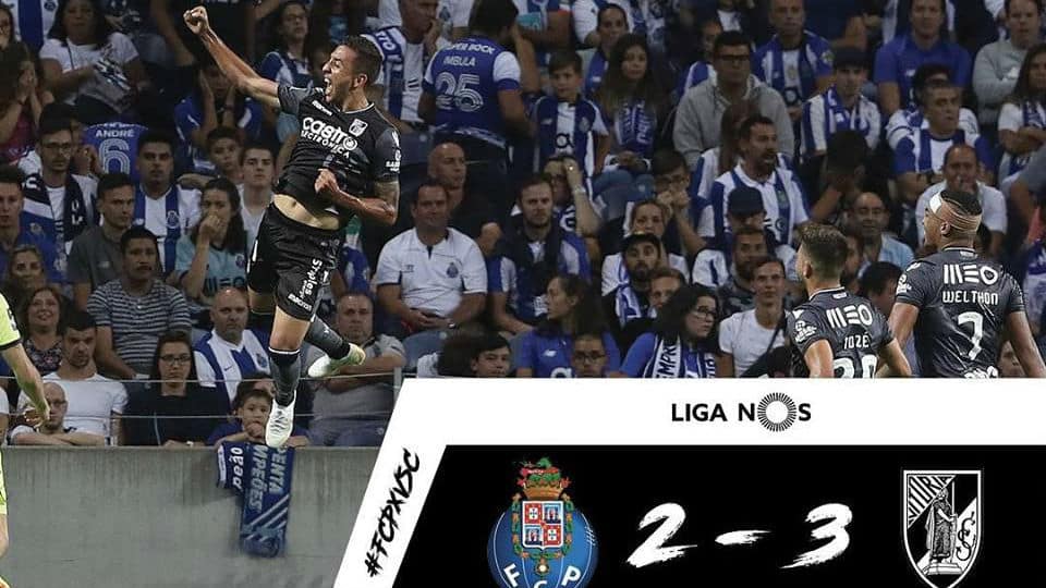O Vit&oacute;ria de Guimar&atilde;es alcan&ccedil;ou um feito incr&iacute;vel ao virar contra o Porto no Est&aacute;dio do Drag&atilde;o