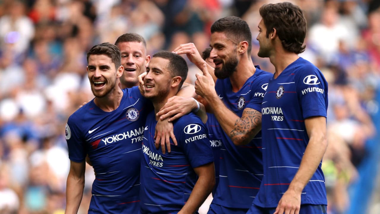 O Hazard da Copa apareceu, foi dono do jogo que tamb&eacute;m teve gola&ccedil;o de Willian
