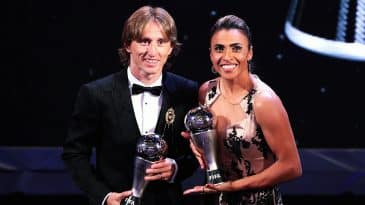 Modric e Marta levam prêmios como melhores do mundo da Fifa em 2018 e fazem história