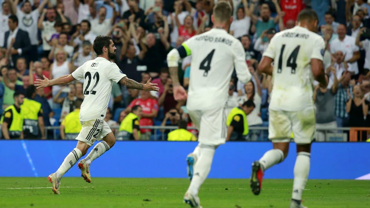 Isco e Bale protagonistas, Mariano com gola&ccedil;o: o Real Madrid empolga seu torcedor conta a Roma