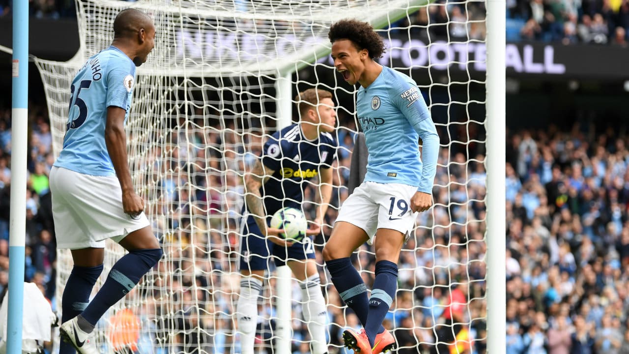 Guardiola exalta bom jogo de San&eacute;: &ldquo;Nunca deixamos de acreditar nele&rdquo;