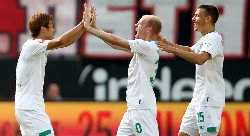 Buzzer beater: Aos 51 do segundo tempo, um gol de falta deu a vit&oacute;ria ao Werder Bremen