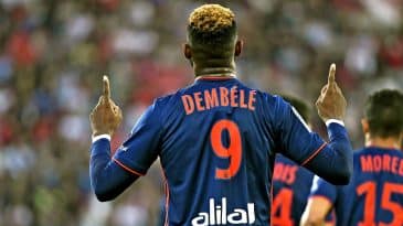 Dembélé teve muita técnica para marcar seu primeiro gol pelo embalado Lyon