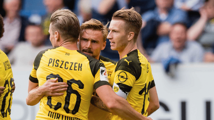 Com um a menos, Dortmund castiga o Hoffenheim ao arrancar o empate no fim