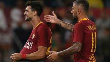 Pastore tem dois gols pela Roma, ambos marcados da mesma forma: de letra