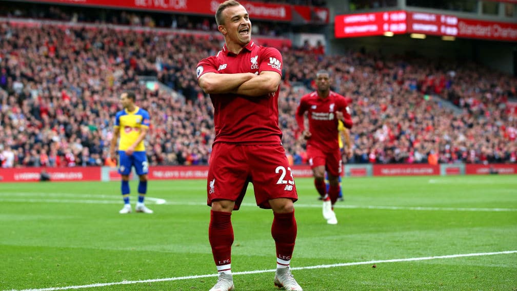 Shaqiri provou que pode contribuir ao Liverpool, ainda 100% na temporada