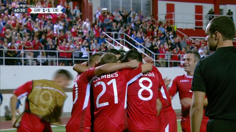 Gibraltar entrou em &ecirc;xtase por, acredite, conquistar a segunda vit&oacute;ria consecutiva