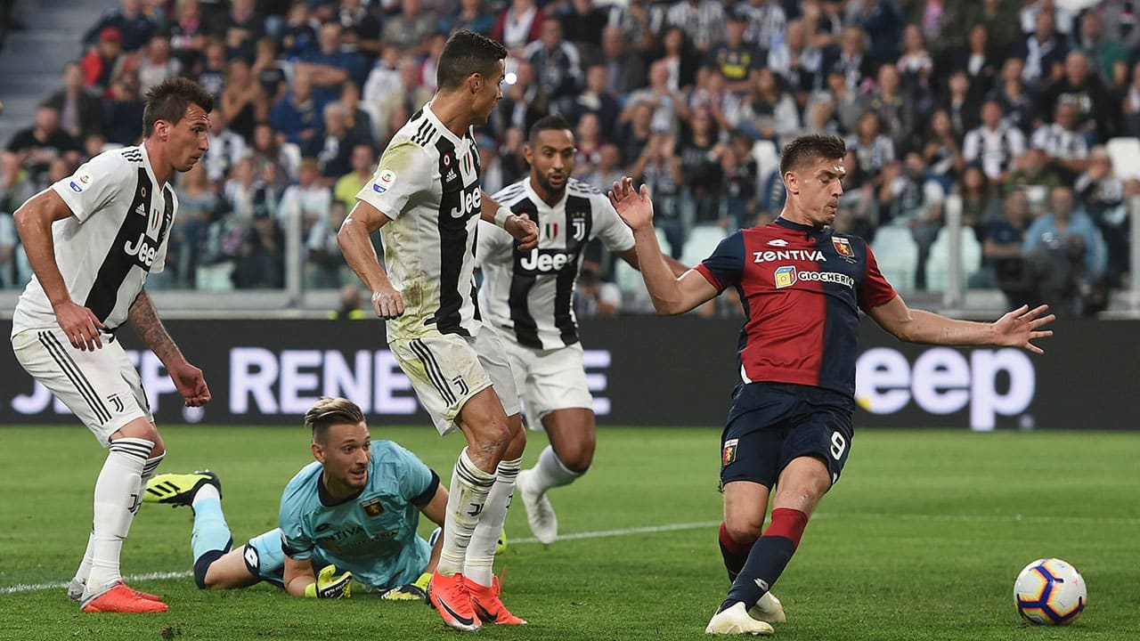 Cristiano Ronaldo chega a 400 gols nas cinco grandes ligas, mas Juventus s&oacute; empata com Genoa