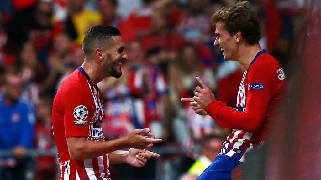 O Club Brugge assustou com um gola&ccedil;o, mas Griezmann apareceu para resolver