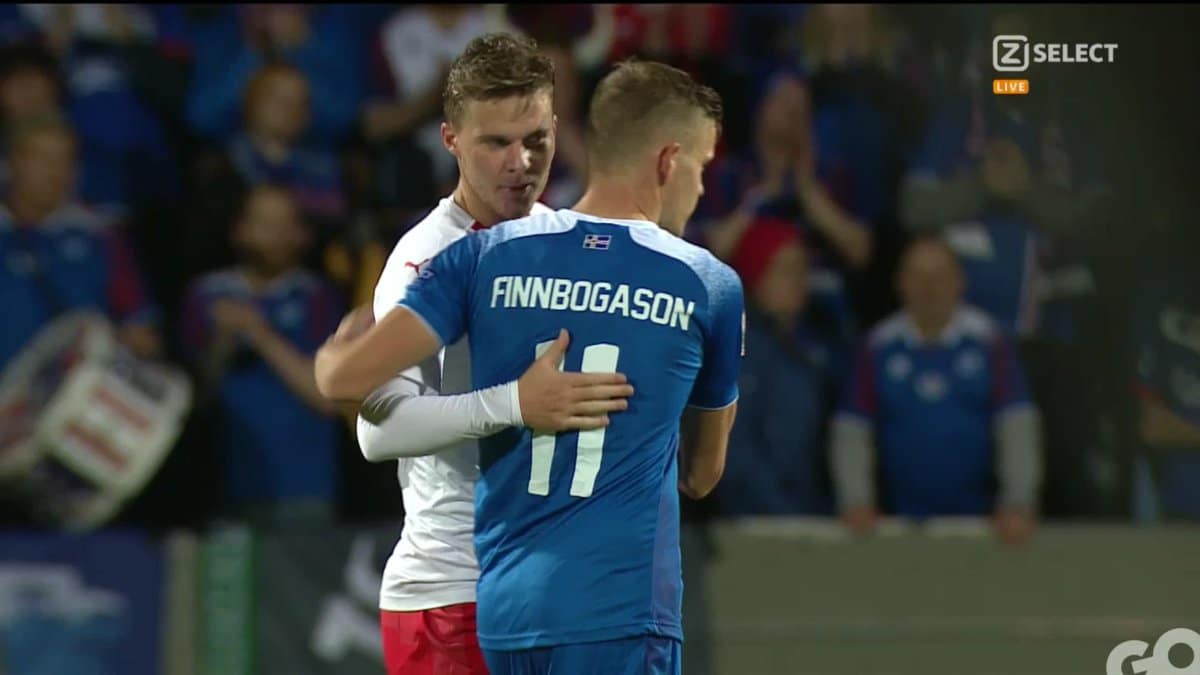 O m&iacute;ssil teleguiado de Finnbogason n&atilde;o foi suficiente para evitar o rebaixamento da Isl&acirc;ndia na Liga das Na&ccedil;&otilde;es