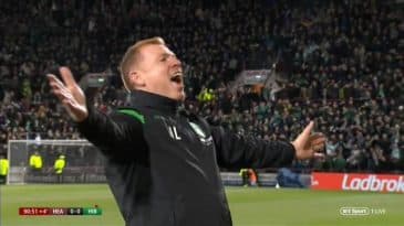 O Dérbi de Edimburgo terminou em confusão, entre a provocação de Neil Lennon e a revolta da torcida