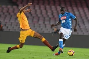 O Napoli martelou bastante, mas apenas conseguiu arrancar o empate da Roma