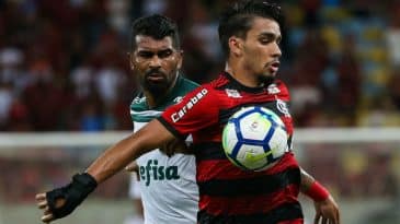 O Flamengo teve poder de reação, mas é o Palmeiras que sai satisfeito com o empate