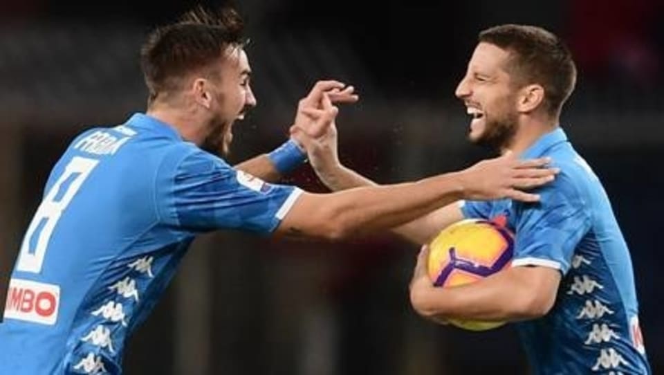 A It&aacute;lia tamb&eacute;m teve seu aguaceiro neste s&aacute;bado &ndash; e o Napoli o superou