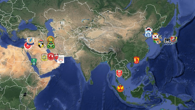 Kashima sai em vantagem na final da Champions Asi&aacute;tica: Confira um mapa com todos os finalistas do torneio