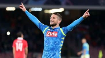 Em importante vitória na Champions, Mertens marca sua história no Napoli com o 100° gol