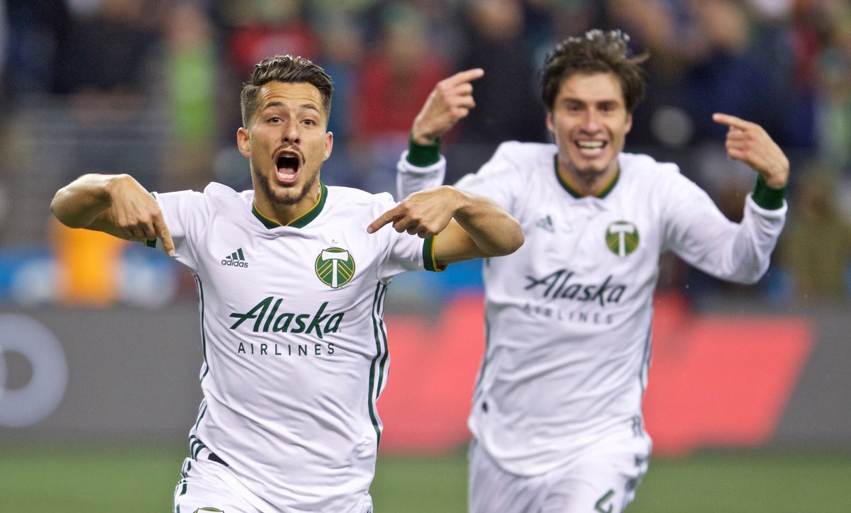 O Portland Timbers comemorou a classifica&ccedil;&atilde;o em um jogo que, na verdade, ia aos p&ecirc;naltis