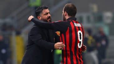 Sai, zica! Higuaín quebra jejum de gols e dá vitória sofrida ao Milan contra a Spal