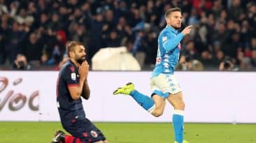 Milik vai bem, Mertens decide e Napoli arranca vitória no final contra Bologna