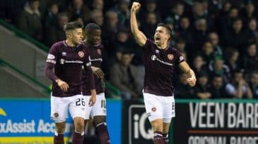 Golaço em clássico vale mais: chute espetacular de Olly Lee dá vitória ao Hearts contra Hibernian
