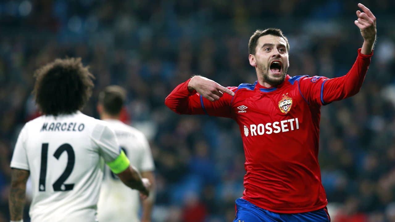 Com tudo definido no grupo, CSKA bate Real Madrid no Bernab&eacute;u e Viktoria Plzen derruba Roma