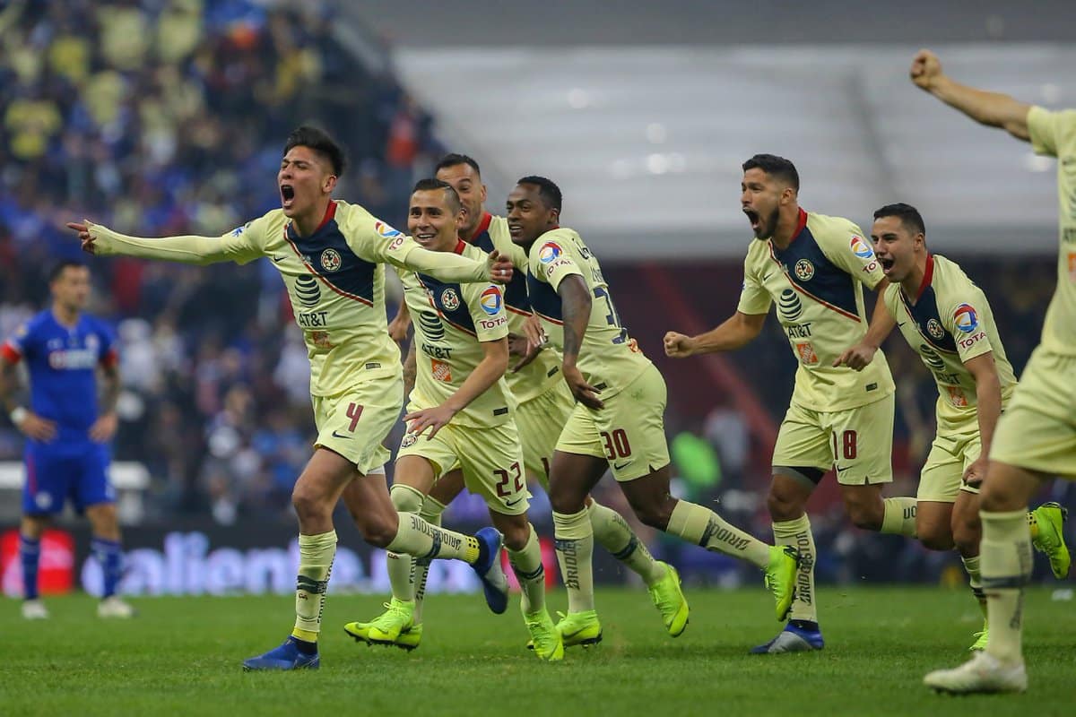 A alegria do Am&eacute;rica, campe&atilde;o mexicano, tamb&eacute;m est&aacute; em ampliar o flagelo do Cruz Azul