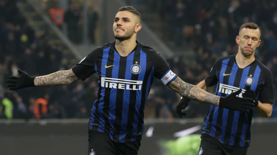 A cavadinha de Icardi aliviou a Internazionale, que volta a celebrar na Serie A