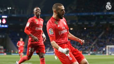 De volta aos bons momentos, Benzema facilitou bastante o triunfo do Real Madrid sobre o Espanyol